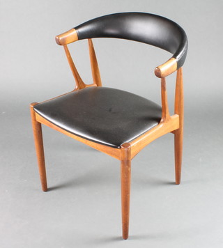 Johannes Andersen, a 1960's BA113 teak framed dining chair
