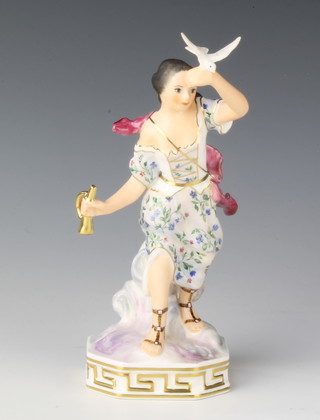 A Royal Crown Derby figure "Air" from the Elements Collection, 7" in original fitted box