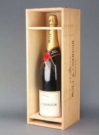 A jeroboam of Moet & Chandon champagne 