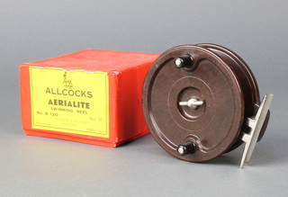An Allcocks Aeriality spinning reel (boxed)