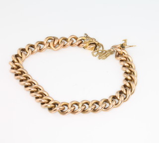 A 9ct yellow gold bracelet, 44grams