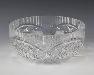 A Waterford cut glass fruit bowl 10"d