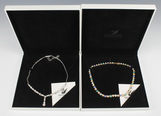Two Swarovski crystal necklaces (boxed) 