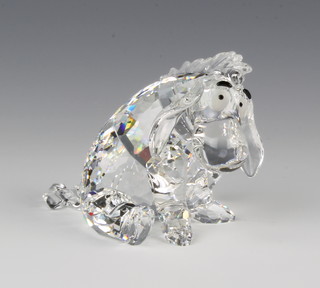 A Swarovski figure "Eeyore" No 905770/9100000081, designed by Mario Dill, 2 1/2" contained in a fitted box