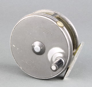 A Hardy Perfect fly fishing reel with alloy foot, circa 1970 