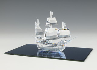 A Swarovski "Santa Maria" with mirror No 162882/7473000003 designed by Gabriele Stamey, contained in a fitted case 