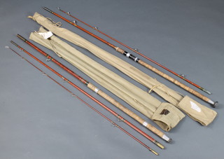 2 coarse fishing rods - The Dalesman 12ft float rod and an A E Rudge Streamline De Luxe 9ft spinning rod 