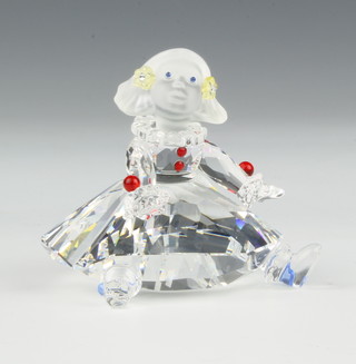 A Swarovski figure "Doll" No 626247/7550000012 designed by Gabriele Stamey, contained in a fitted box 