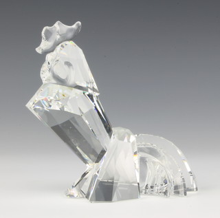 A Swarovski "Symbols Rooster" No 659246/7685000008 designed by Adi Stocker, contained in a fitted box  