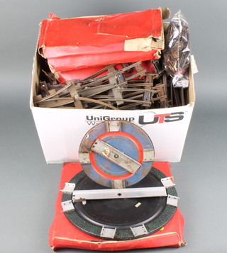 A Hornby No.2 turntable - boxed, together with a collection of various track 