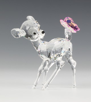 A Swarovski Bambi series figure "Bambi" No 943951/9100000114, designed by Mario Dilitz, 4" contained in a fitted box 