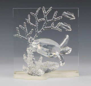 A Swarovski "Wonders of the Sea - Eternity" (clear) No 726028/9100000015 designed by Michael Stamey, contained in a fitted box 