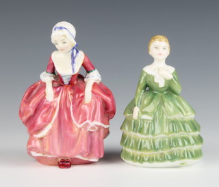 A Royal Doulton figure - Belle HN2340 10cm together with Goody Two Shoes HN2037 5cm 