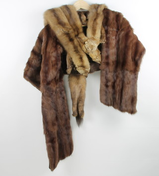 A mink stole and 1 other 