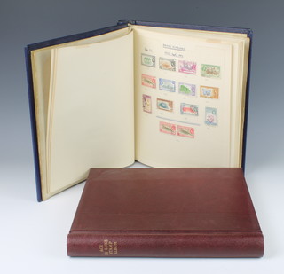 Two albums of British Commonwealth stamps - Edward VII to Elizabeth II  including Ascension Island, British Honduras, Burma, Canada, Jamaica, Kenya, Uganda, Morocco Agencies, Nigeria, Pakistan, Solomon Islands, Southern Rhodesia 