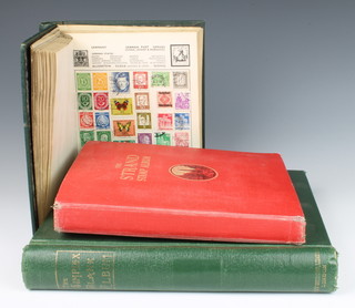 A Pelham album of mint and used GB stamps, a Standard album of GB, Commonwealth and world stamps together with a green album of GB and Commonwealth stamps