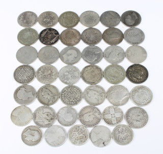 A quantity of Victorian and later silver coinage, 526 grams