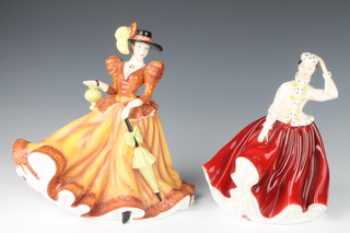 Two Royal Doulton figures - Gail HN2937 20cm and Pretty Ladies Forever Autumn HN5108 23cm  
