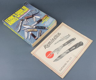 Bernard Levine "Levine's Guide to Knives and Their Values" 4th edition, an essential book for knife identification together with a Remington No.5 catalogue 