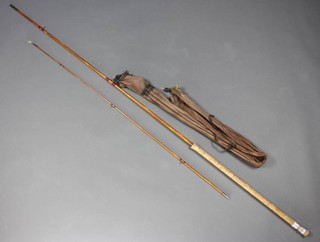 A Chapman 500 split cane Avon style fishing rod 
