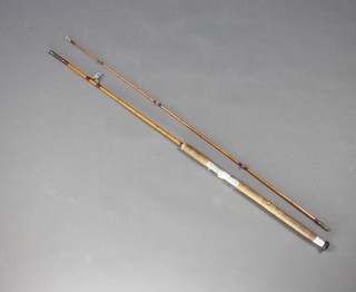A Spinflex H W Aiken manufactured in London split cane fishing rod 