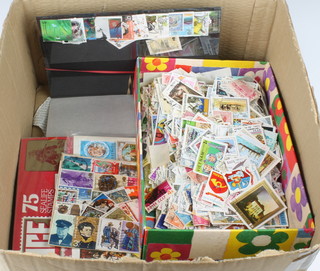 A box of miscellaneous world stamps 
