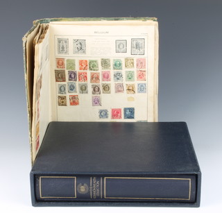 A Triumph album of used world stamps including GB, Greece, France, Brazil, Belgium, India, USA and a limited edition Commonwealth collection of mint stamps 