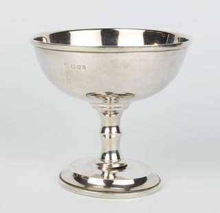 A silver pedestal bowl London 1924 170 grams 