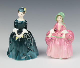 Two Royal Doulton figures - Bo Peep HN1811 13cm and Cherie HN2341 15cm 