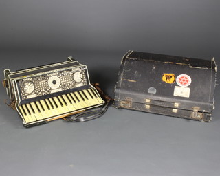 An Alvari Verona Halia accordion with 120 buttons complete with carrying case 