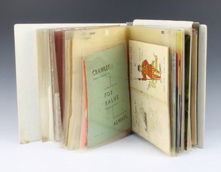 A loose leaf album of programmes and ephemera of local and national interest 