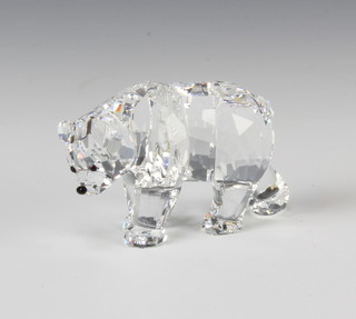 A Swarovski Crystal Sister bear by Elisabeth Adamer 866308/910000057 2006, 6cm  boxed