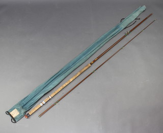 A Vortex Supreme 10' carp fishing rod/Avon weight in original blue cloth bag 