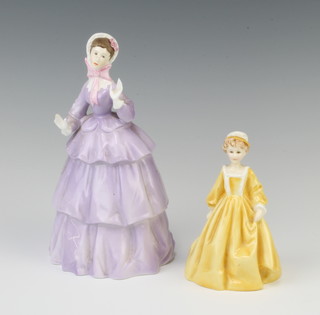 Two Royal Worcester figures - Little Grandmother modelled by F G Doughty 12cm and Sincerity 19cm 