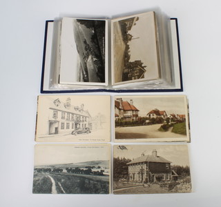 One hundred and eight black and white and colour postcards of Sussex scenes 