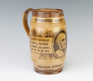 A Royal Doulton commemorative jug William Ewart Gladstone 19cm 
