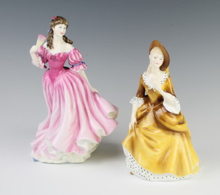 Two Royal Doulton figures - Lauren HN3975 23cm and Sandra HN2275 20cm  