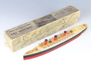 A Chad Valley model of RMS Queen Mary boxed 
