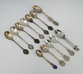 Six Continental silver teas spoons and 6 others 191 grams 