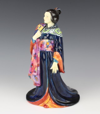 A Royal Doulton figure - A Geisha HN387 by C J Noke, 26cm 