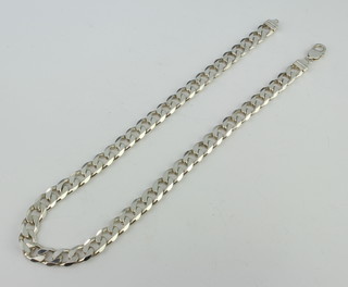 A silver necklace 98 grams 