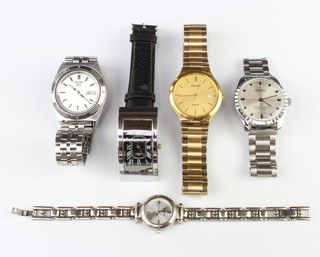 A gentleman's steel cased Original 21 wristwatch and minor watches