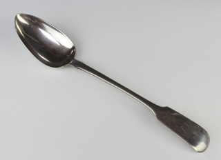 A George IV silver basting spoon Exeter 1825, 126 grams