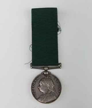 A Volunteer Force Long Service and Good Conduct medal, unamed