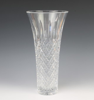 A Stuart Crystal tapered vase 34cm 