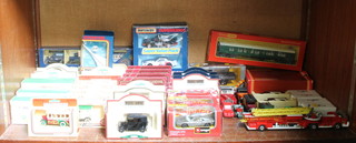 Three Corgi Commercial vehicles, 9 Days Gone models, 5 models of Yesteryear and a collection of other toy cars 