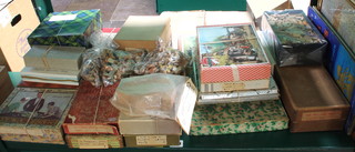 A collection of wooden and other jigsaw puzzles 