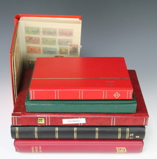 An album of mint Jersey stamps 1990-2001, album of Jersey and Isle of Man stamps and 4 stock books of world stamps 