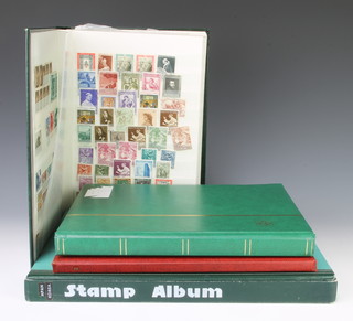 4 stock books of world stamps 