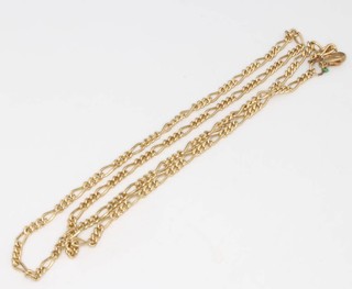 A 9ct yellow gold necklace 5.4 grams, 46cm 
